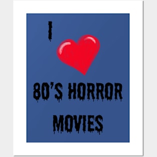 I love 80’s Horror movies Posters and Art